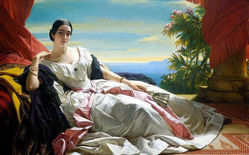 Franz Xaver Winterhalter Princess of Sayn-Wittgenstein oil painting image